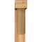 Ekena Millwork Traditional Block Rough Sawn Bracket w/ Offset Brace, Western Red Cedar, 6"W x 22"D x 22"H BKT0604X22X22TRA05RWR - alternate 3